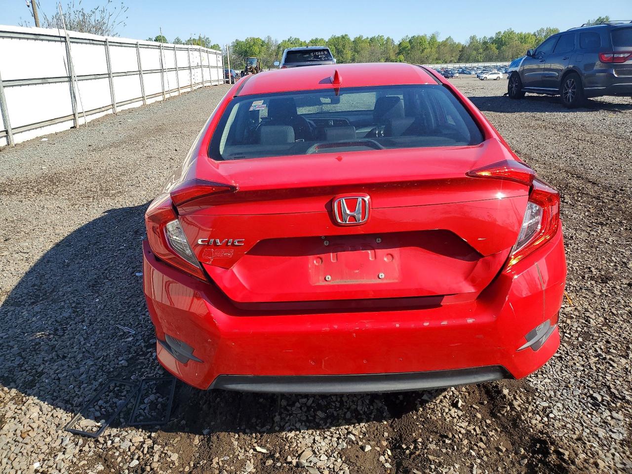 2017 Honda Civic Ex Red vin: 2HGFC2F78HH567910