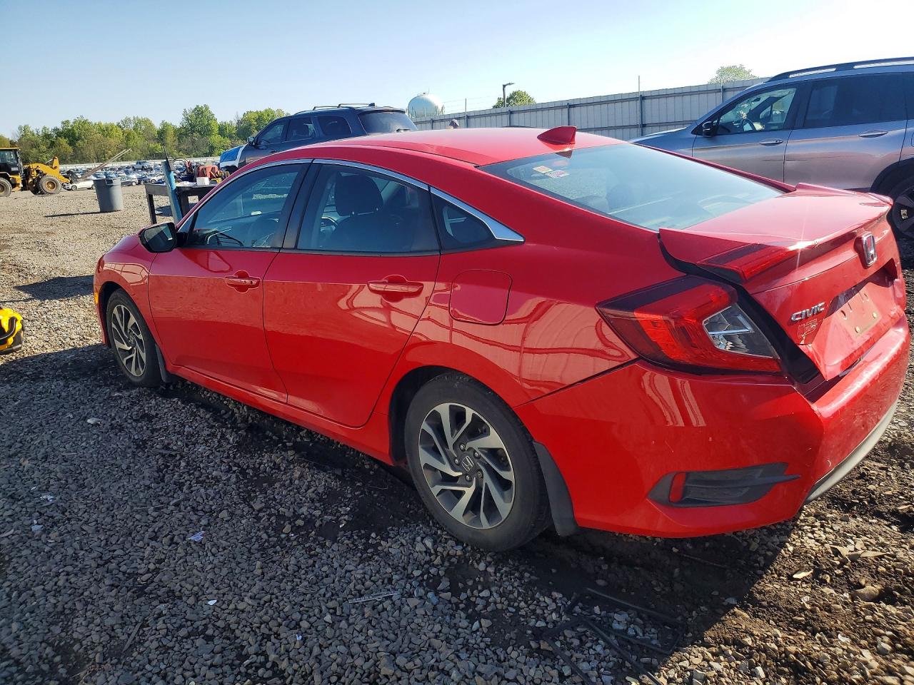 2017 Honda Civic Ex Red vin: 2HGFC2F78HH567910