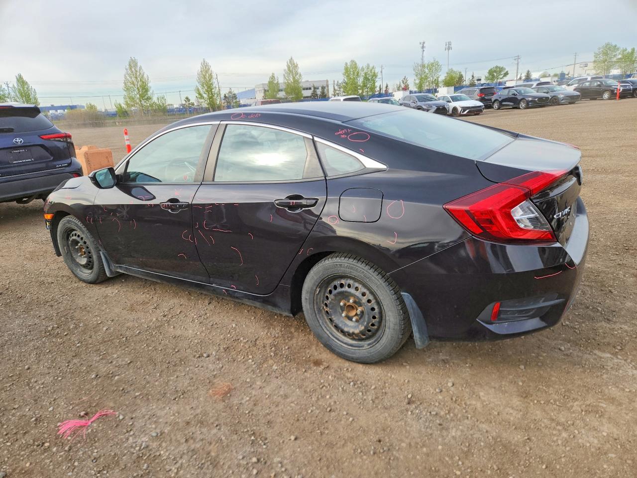 2016 Honda Civic Ex Black vin: 2HGFC2F79GH026394