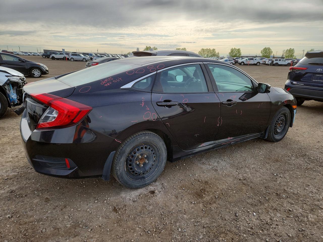 2016 Honda Civic Ex Black vin: 2HGFC2F79GH026394