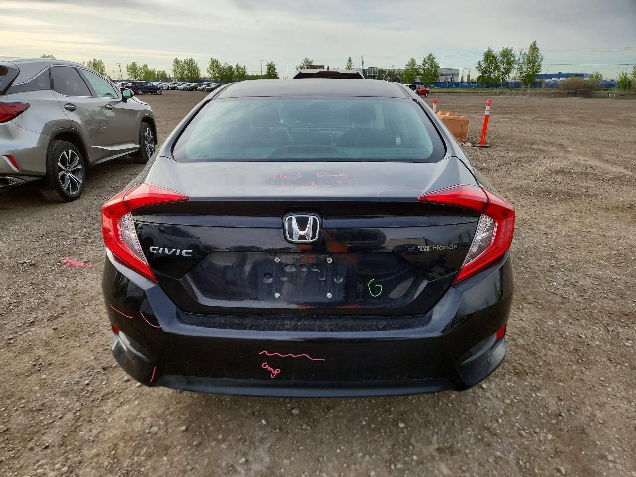 2016 Honda Civic Ex Black vin: 2HGFC2F79GH026394