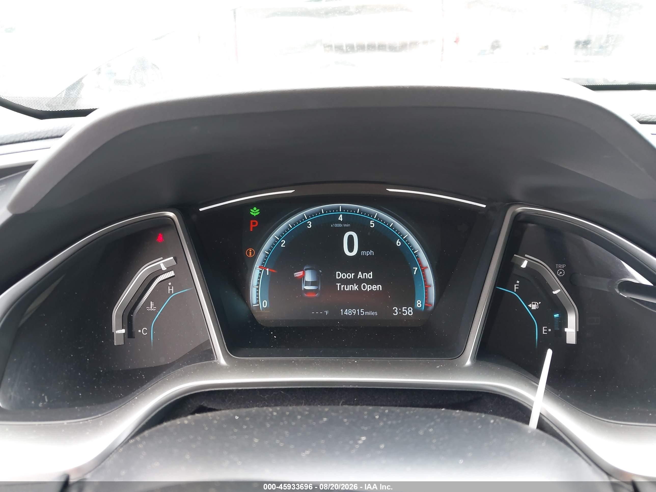 2017 Honda Civic Ex Navy vin: 2HGFC2F7XHH505294