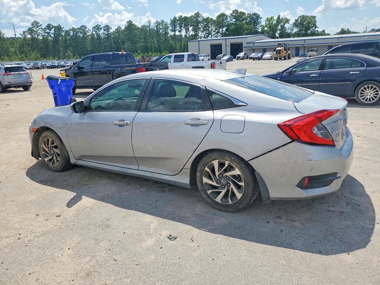 2018 Honda Civic Ex Silver vin: 2HGFC2F7XJH503728
