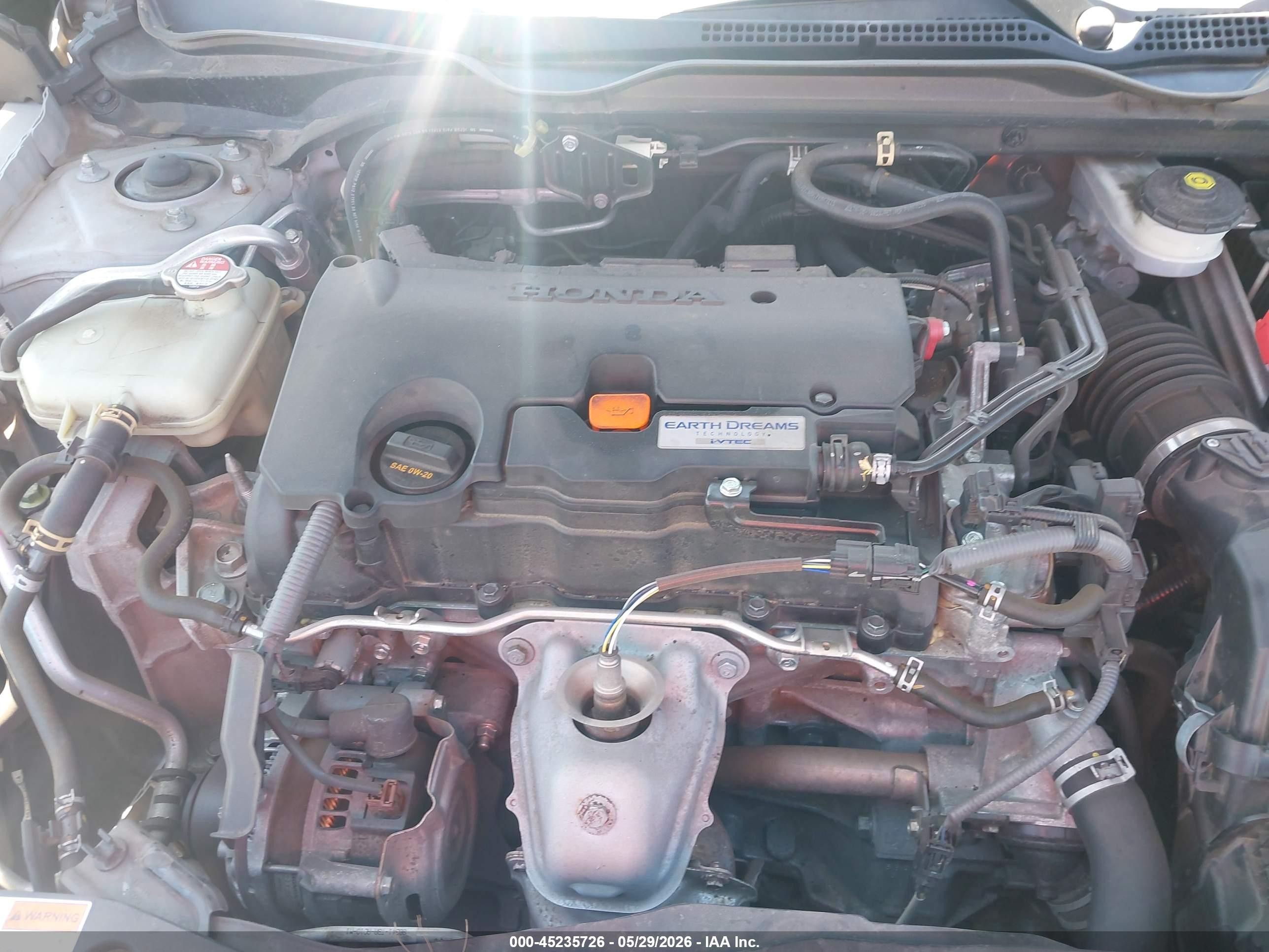 2018 Honda Civic Ex Silver vin: 2HGFC2F7XJH526622
