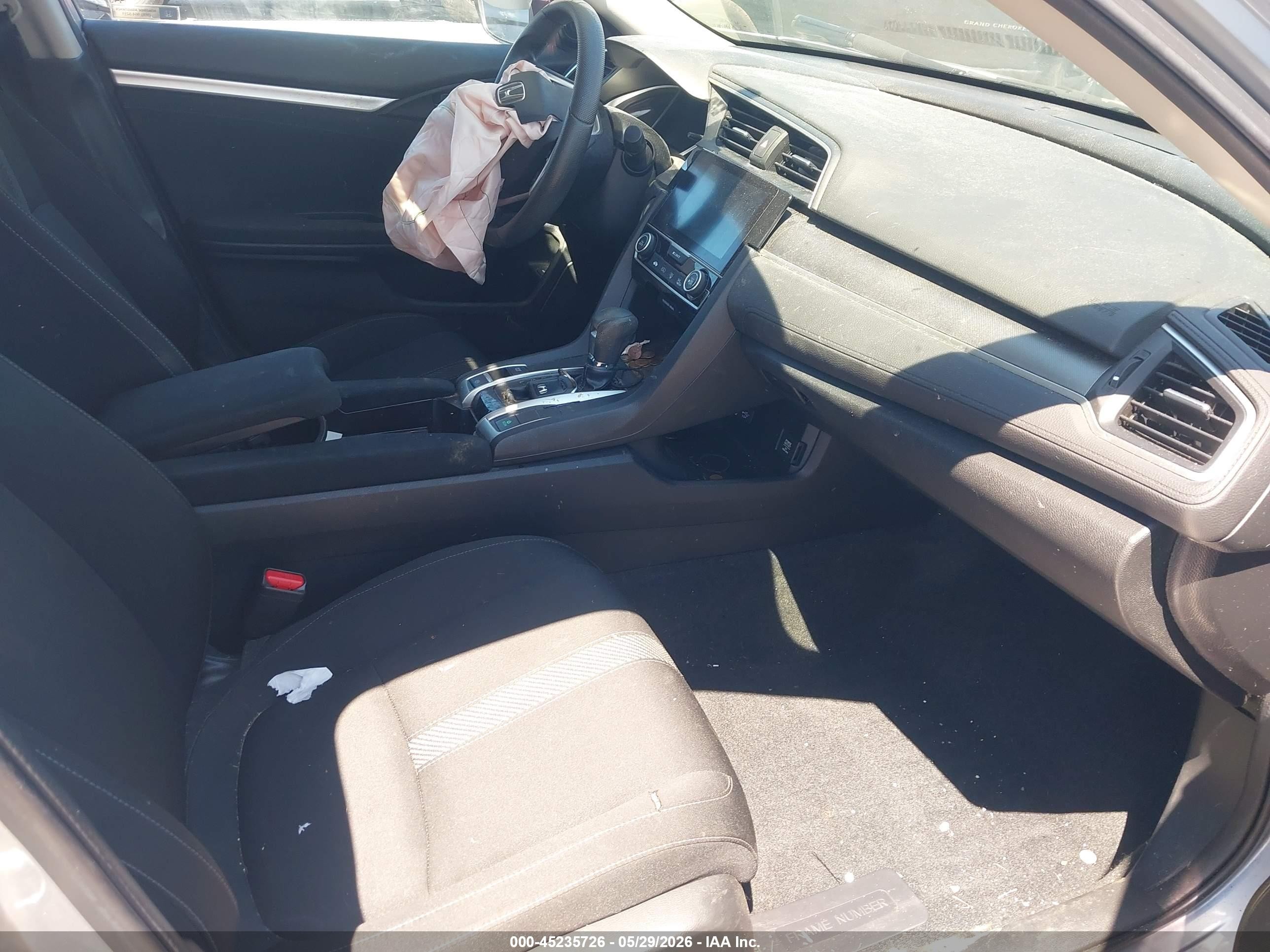 2018 Honda Civic Ex Silver vin: 2HGFC2F7XJH526622