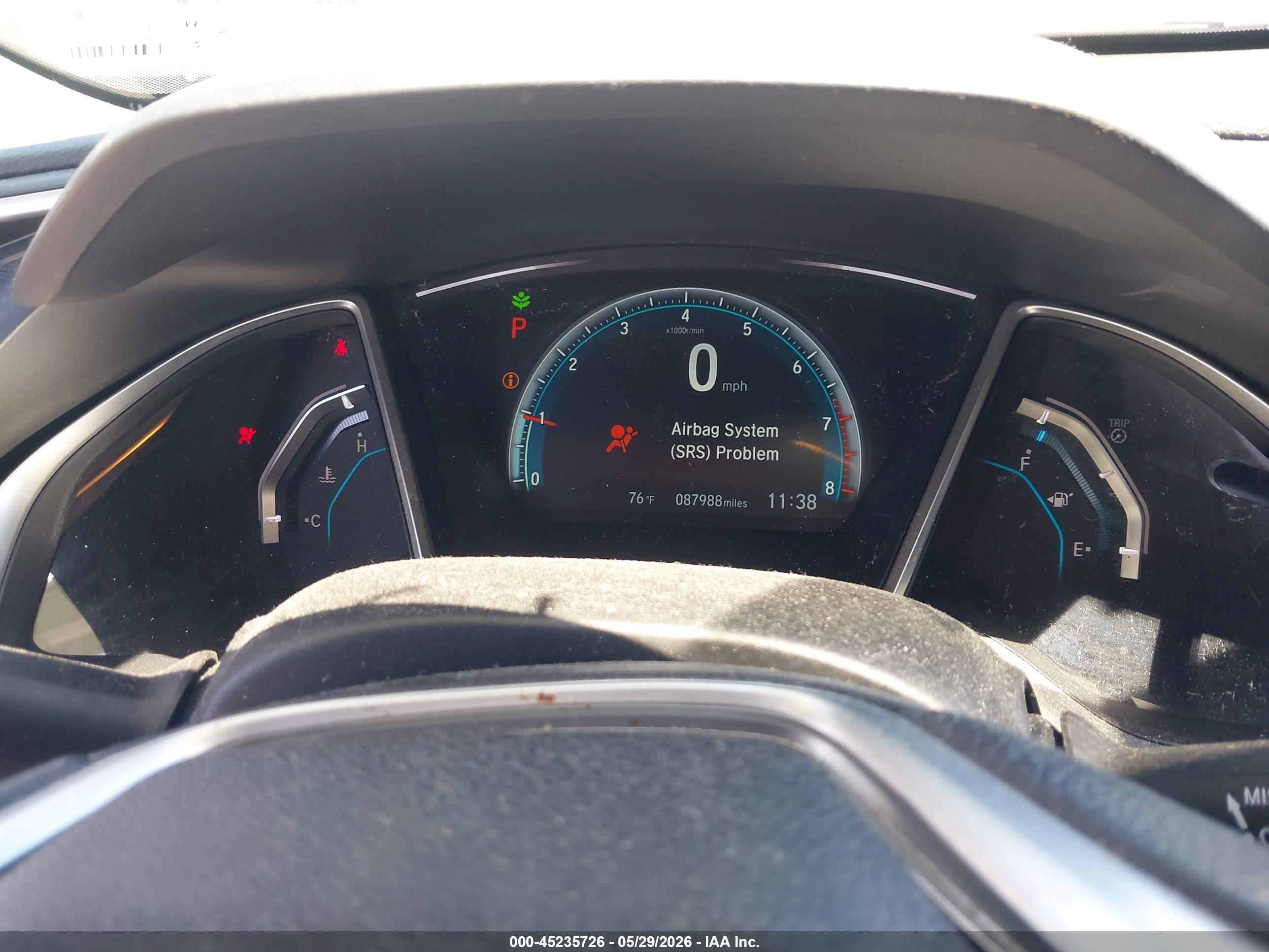 2018 Honda Civic Ex Silver vin: 2HGFC2F7XJH526622