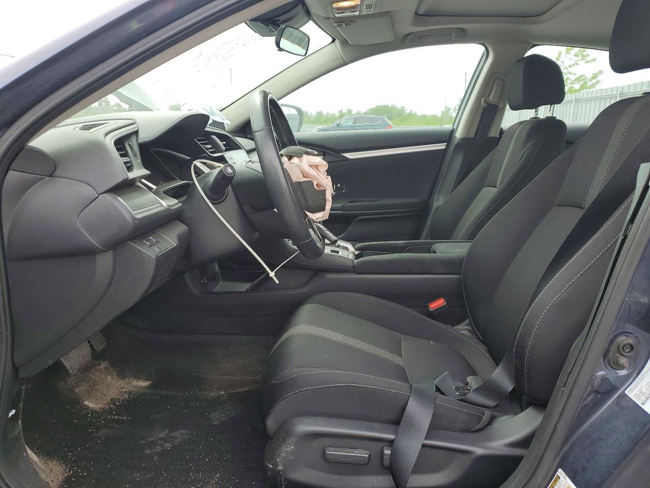 2020 Honda Civic Ex Синий vin: 2HGFC2F7XLH012238