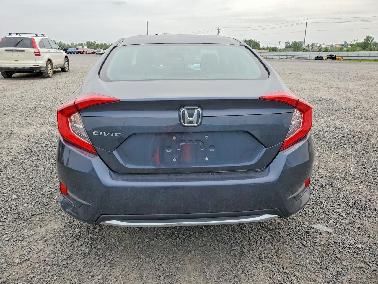 2020 Honda Civic Ex Синий vin: 2HGFC2F7XLH012238