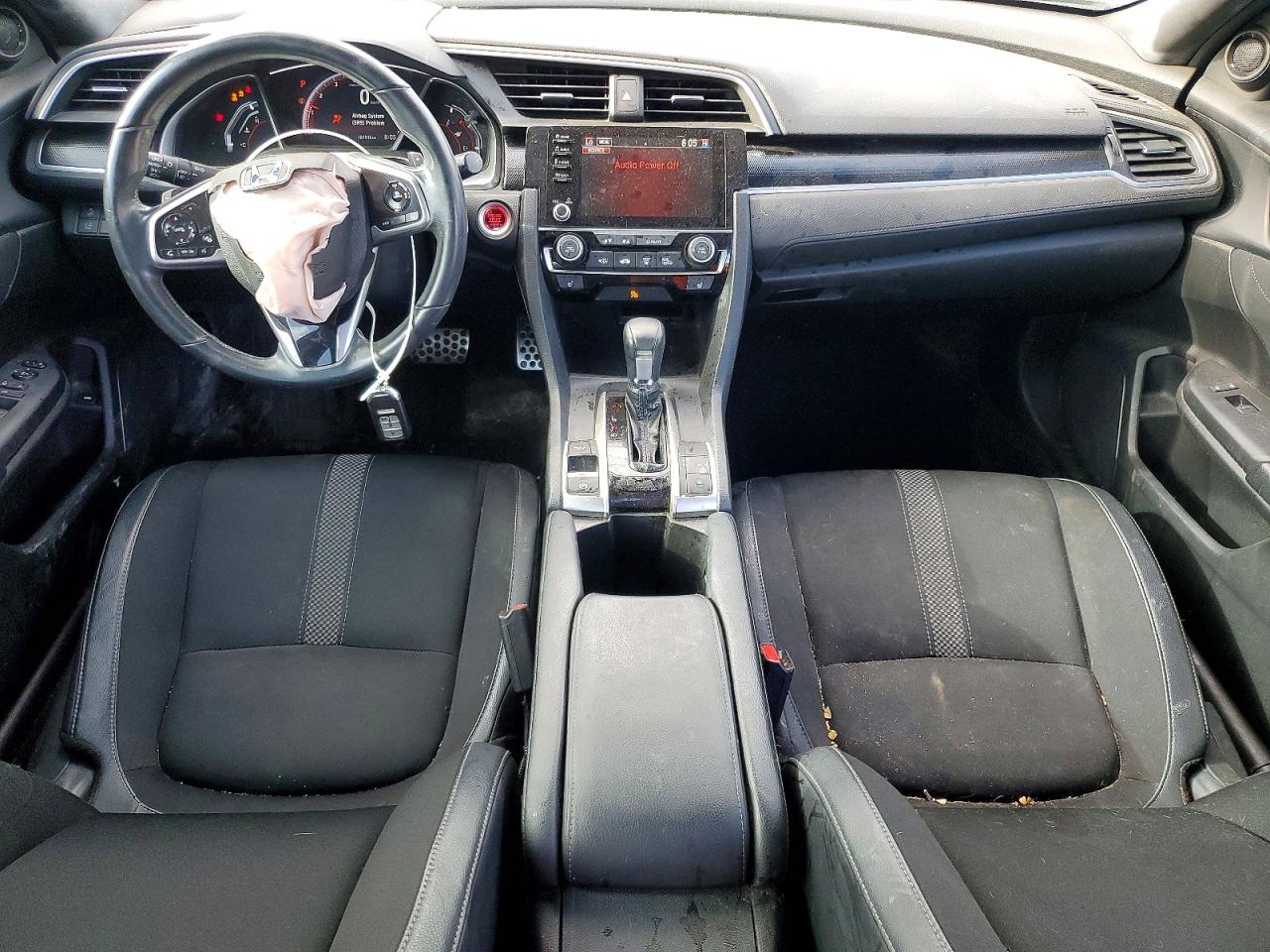 2019 Honda Civic Sport Серый vin: 2HGFC2F80KH025569