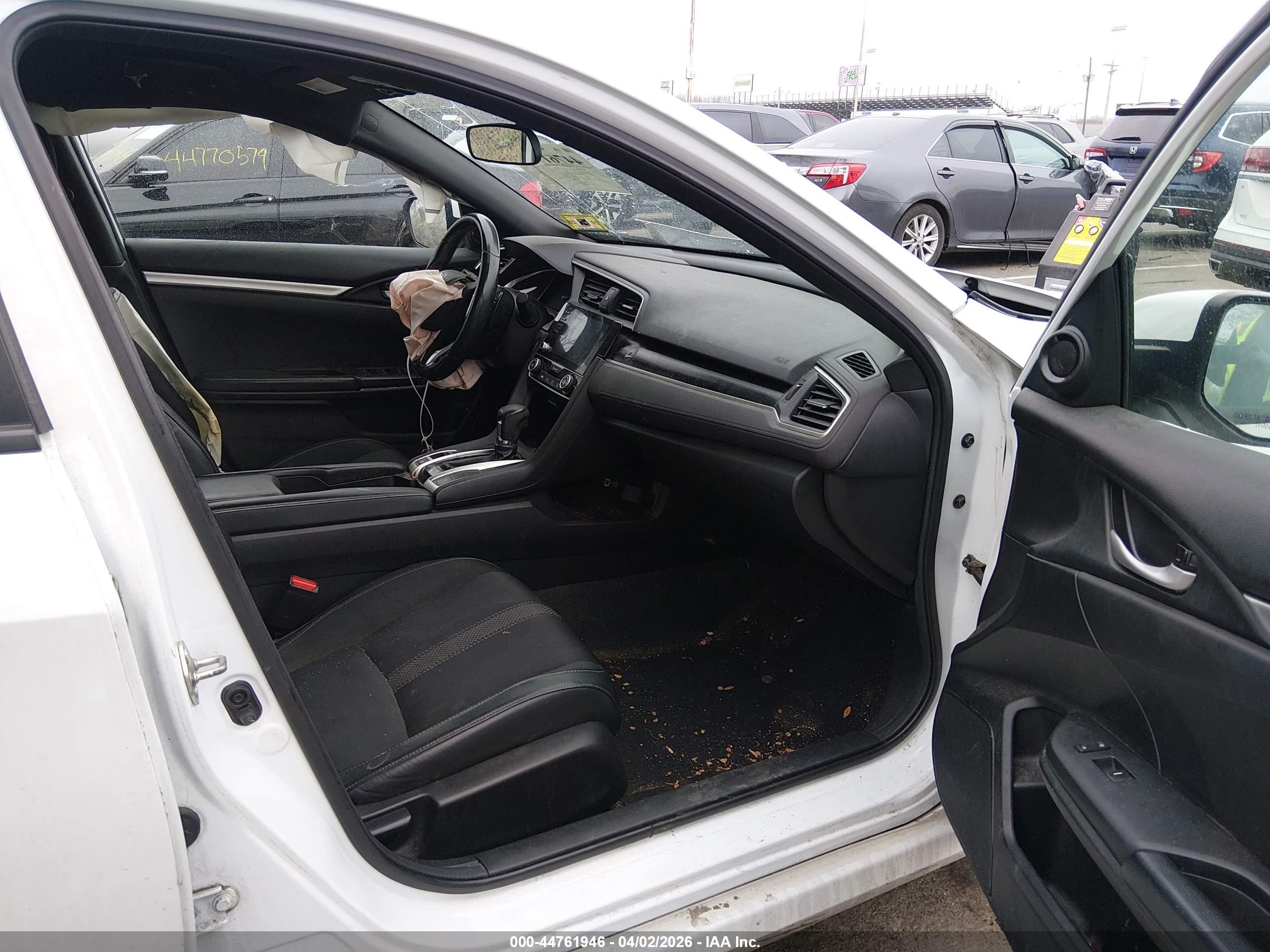 2020 Honda Civic Sport White vin: 2HGFC2F80LH597310
