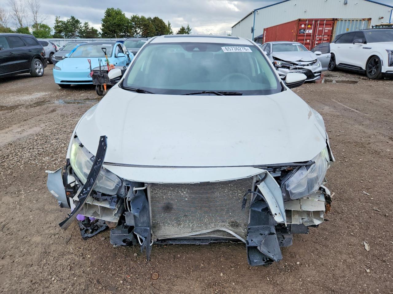 2017 Honda Civic Ex White vin: 2HGFC2F81HH024083
