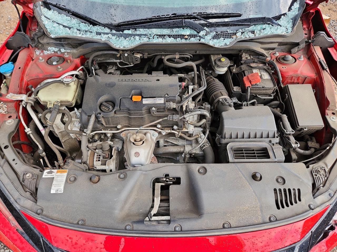 2020 Honda Civic Sport Red vin: 2HGFC2F81LH578877