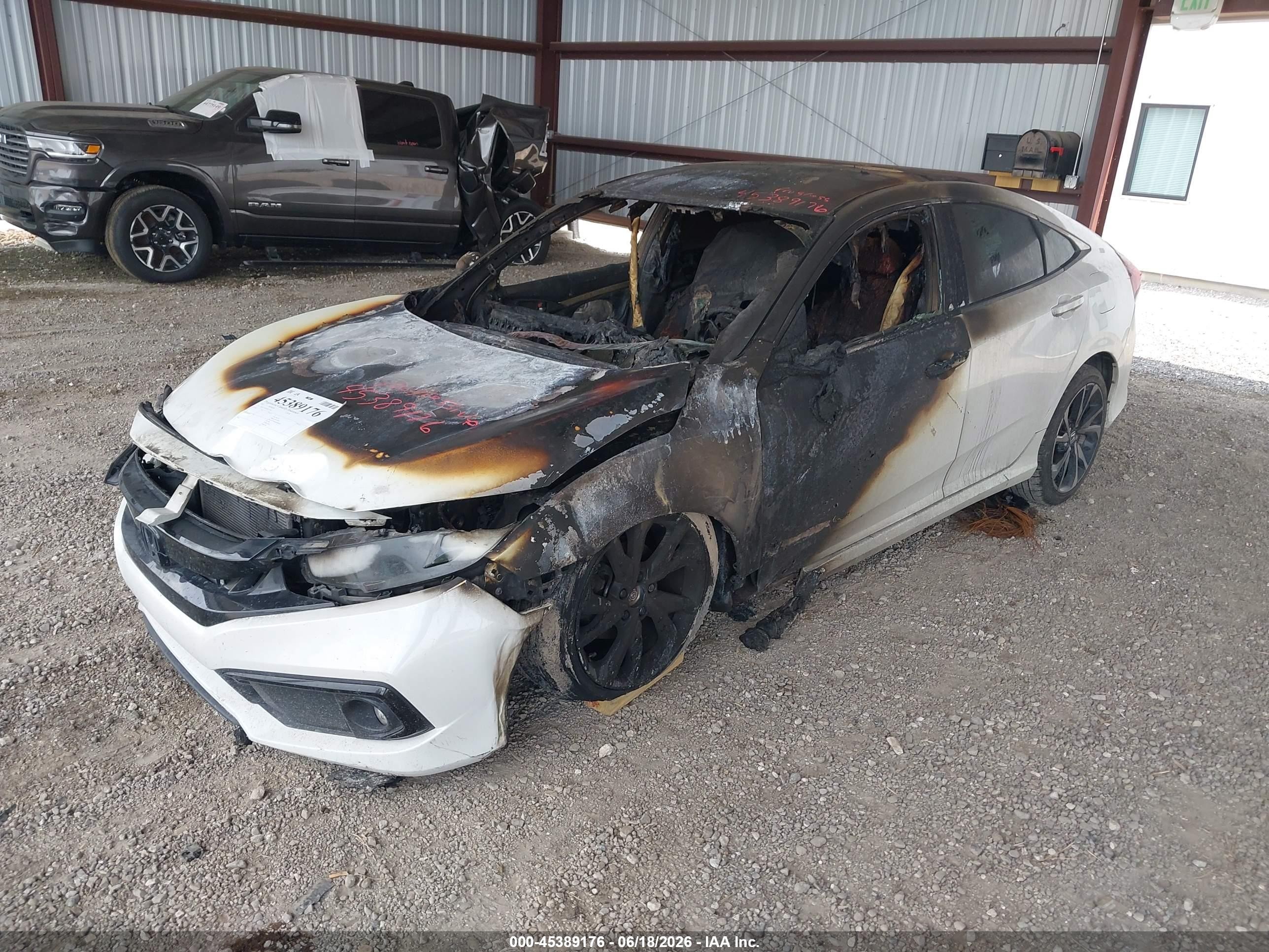 2021 Honda Civic Sport White vin: 2HGFC2F81MH511911