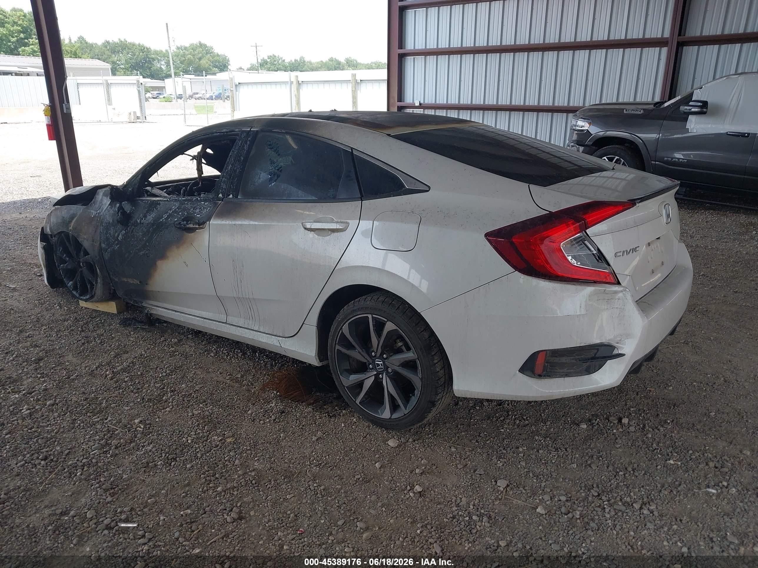 2021 Honda Civic Sport White vin: 2HGFC2F81MH511911