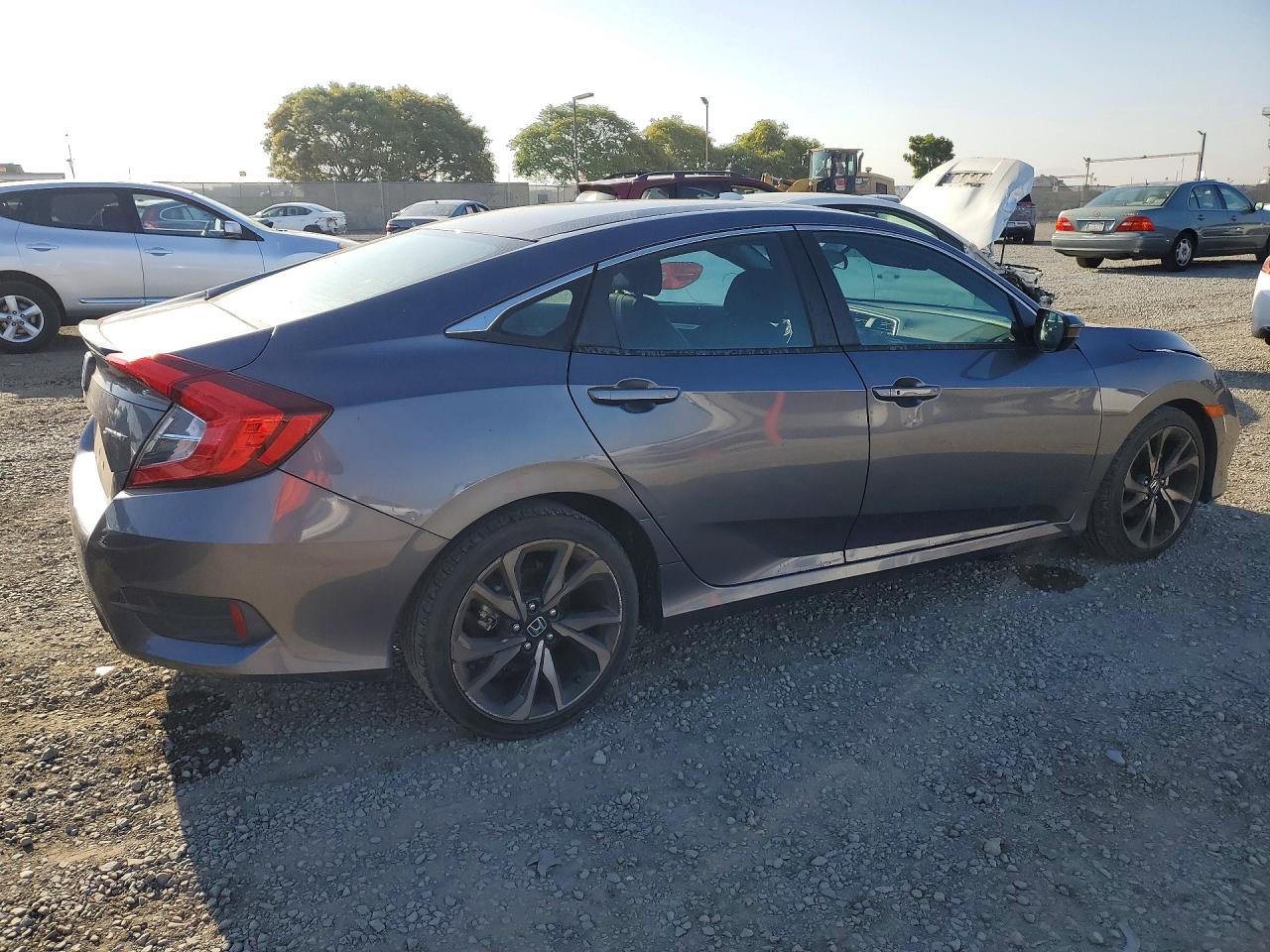 2021 Honda Civic Sport Серый vin: 2HGFC2F81MH528899