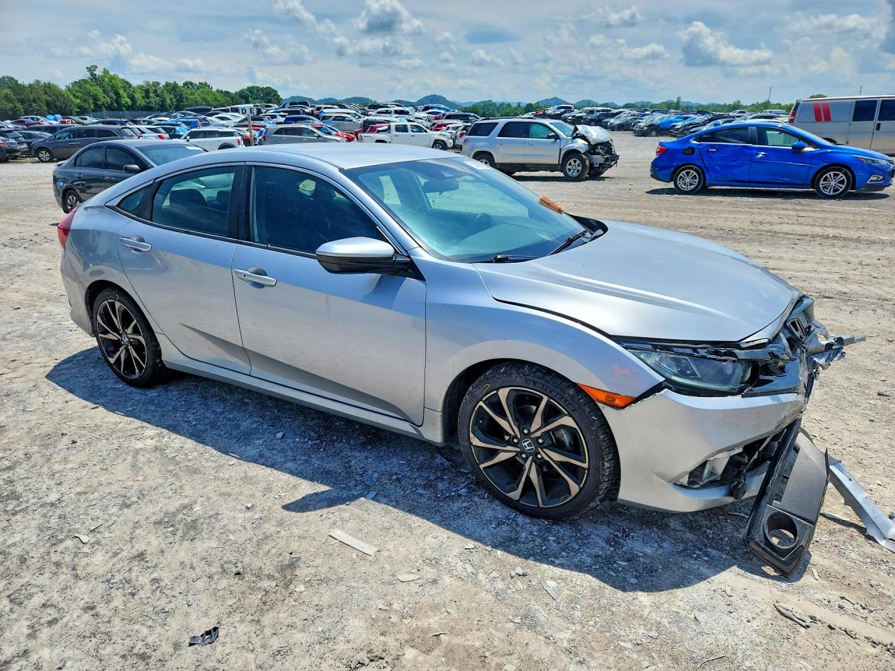 2021 Honda Civic Sport Silver vin: 2HGFC2F81MH536565