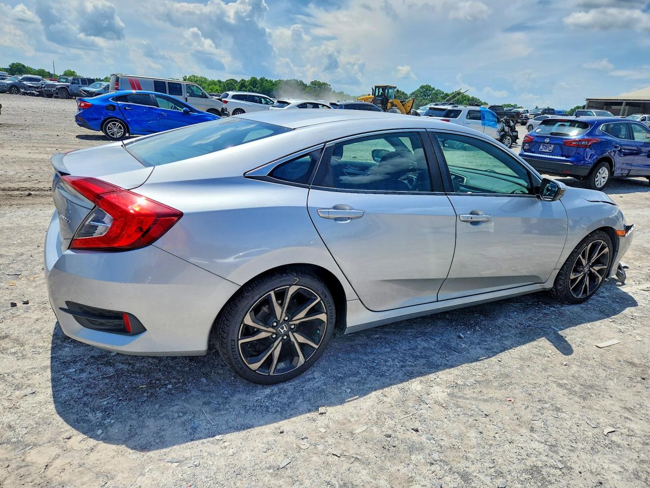 2021 Honda Civic Sport Silver vin: 2HGFC2F81MH536565