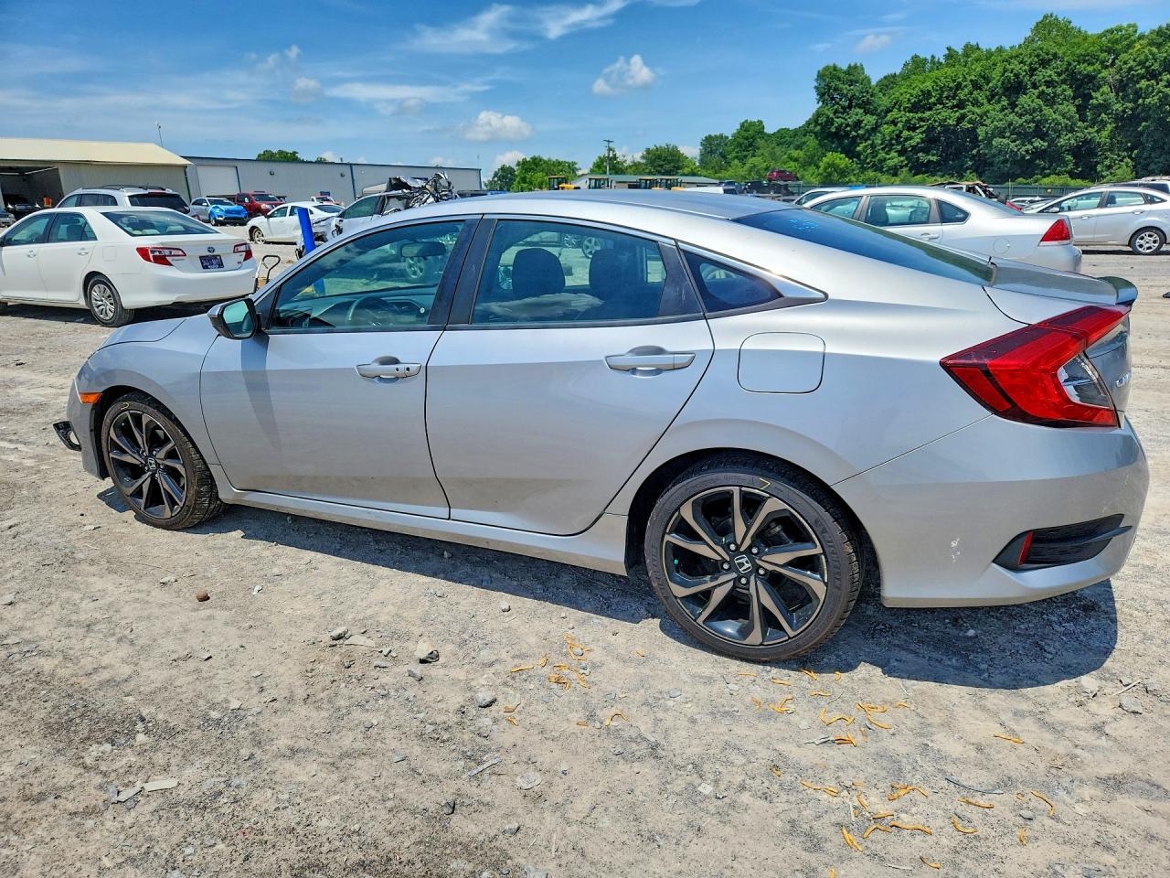 2021 Honda Civic Sport Silver vin: 2HGFC2F81MH536565