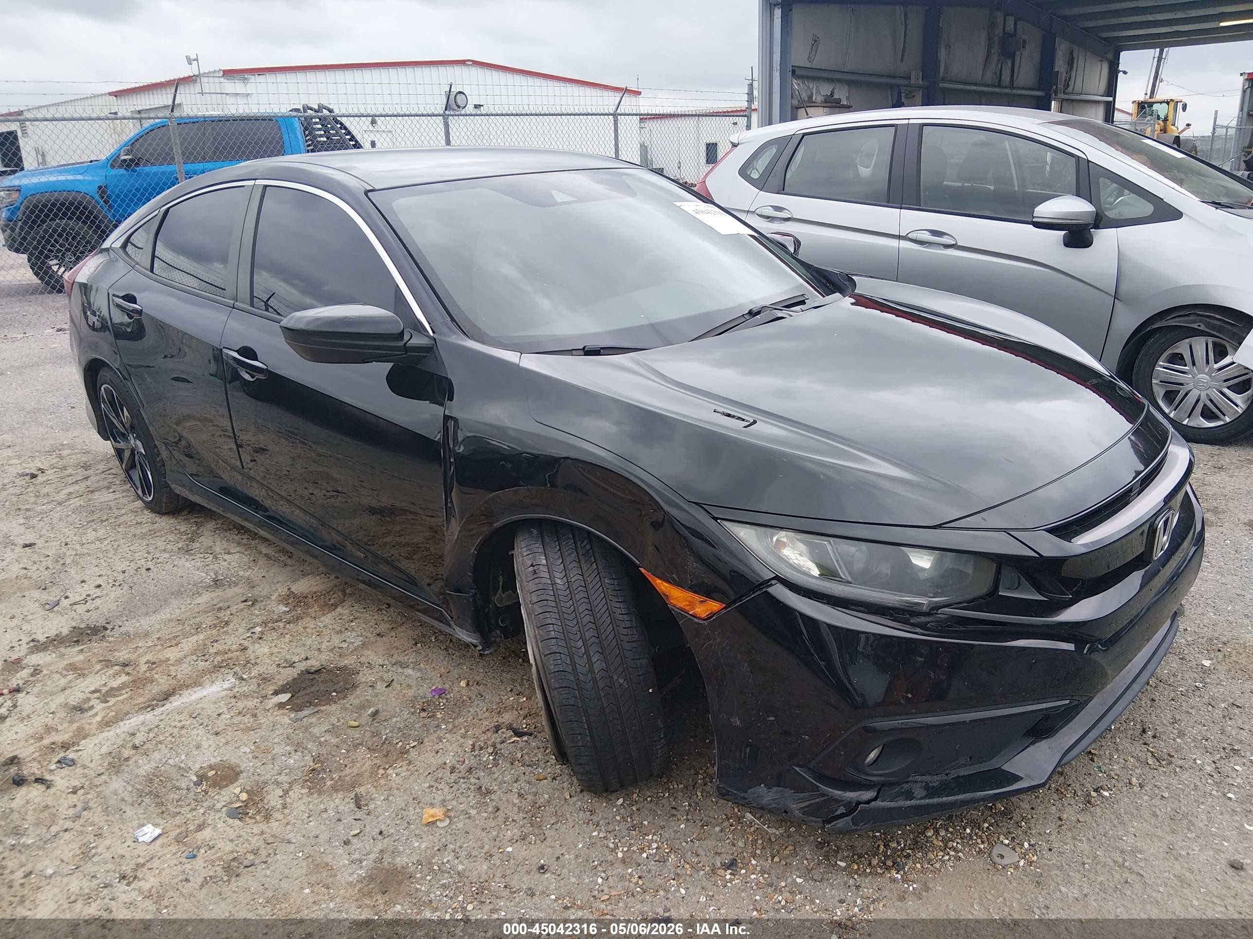 2021 Honda Civic Sport Черный vin: 2HGFC2F81MH546240