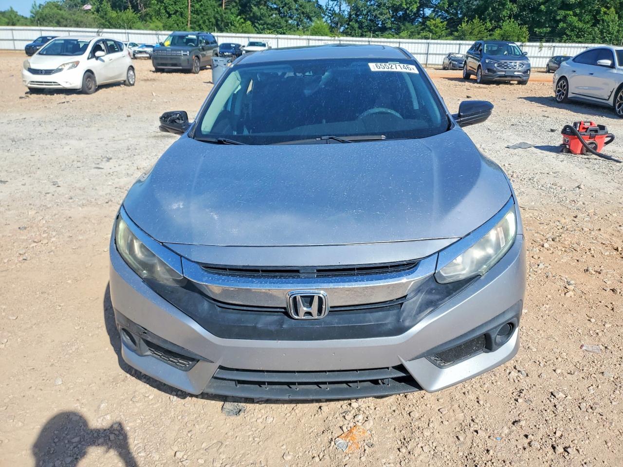 2018 Honda Civic Ex Silver vin: 2HGFC2F82JH527465