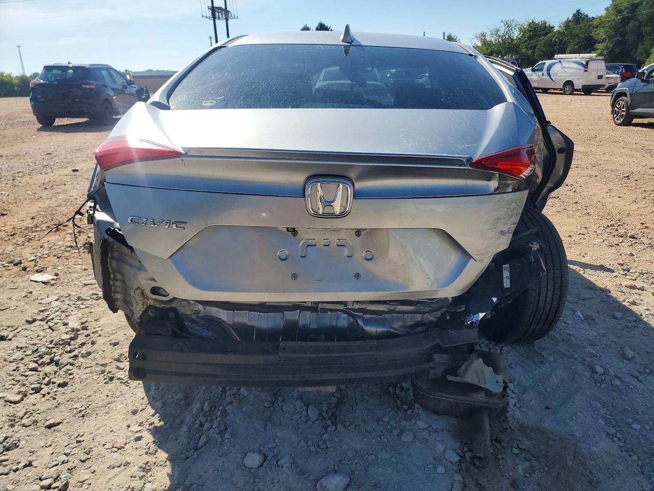 2018 Honda Civic Ex Silver vin: 2HGFC2F82JH527465