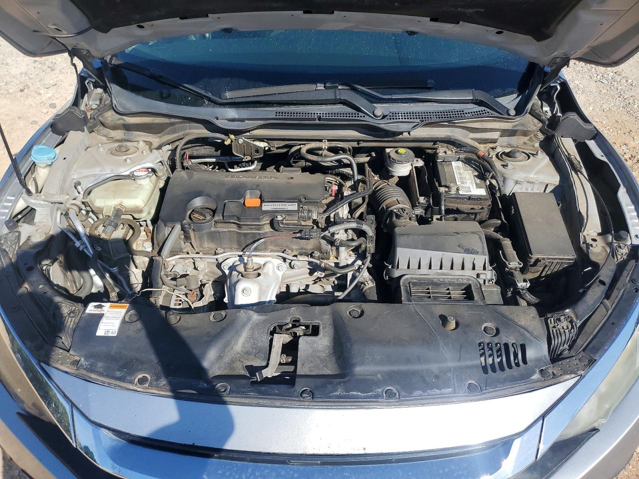 2018 Honda Civic Ex Silver vin: 2HGFC2F82JH527465