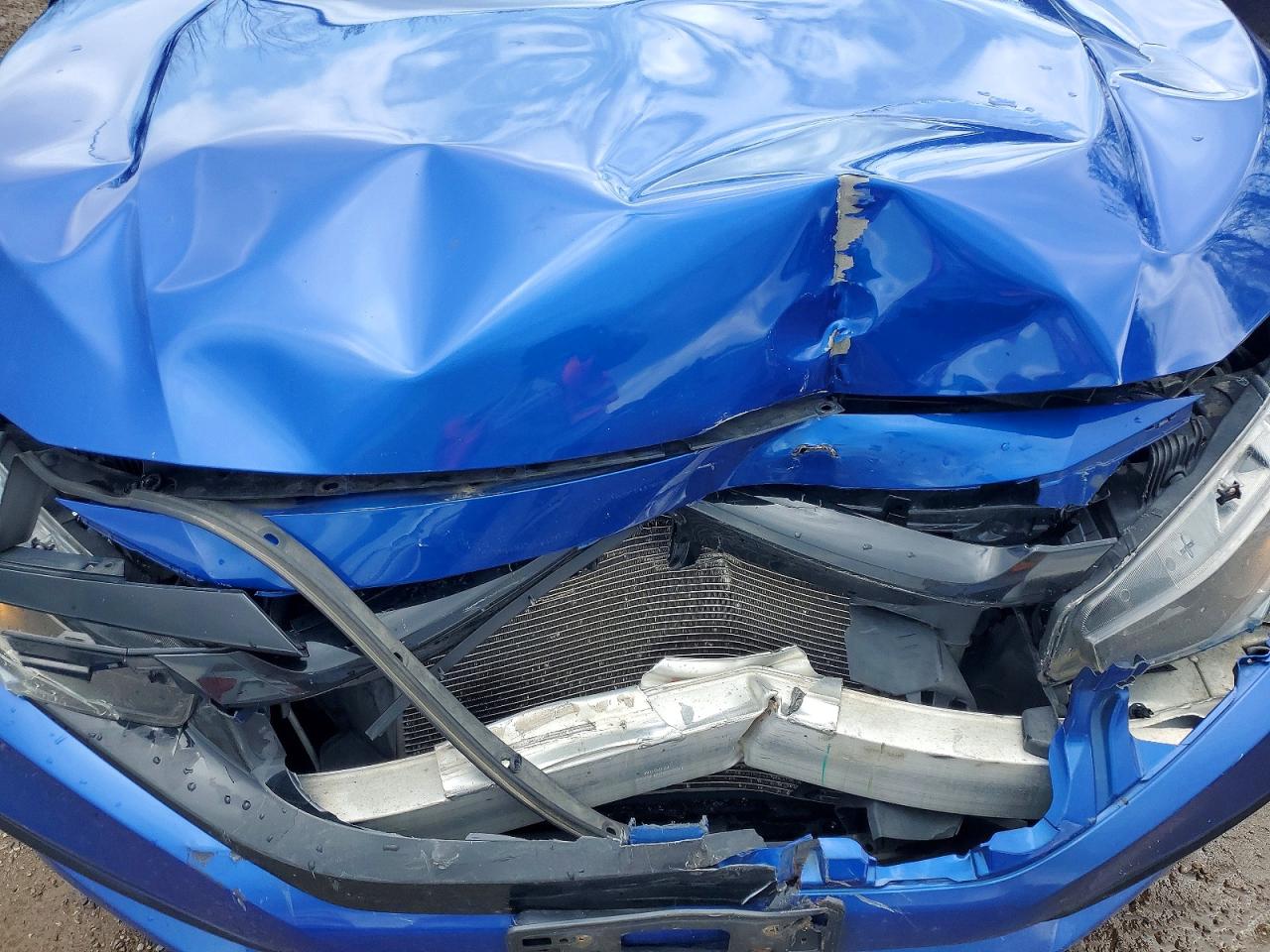2019 Honda Civic Sport Синий vin: 2HGFC2F82KH024665