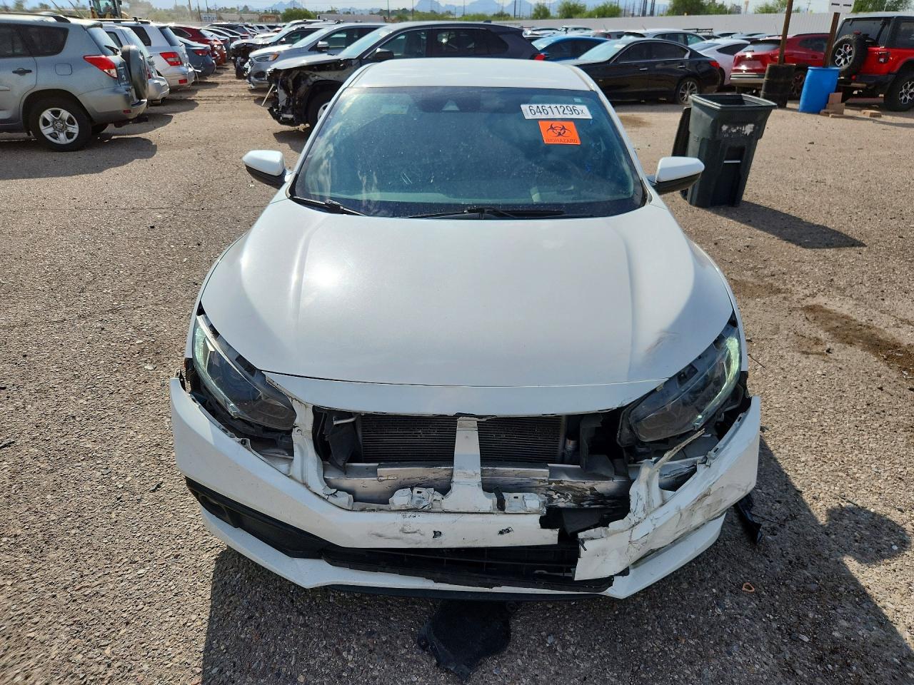 2019 Honda Civic Sport White vin: 2HGFC2F82KH503703