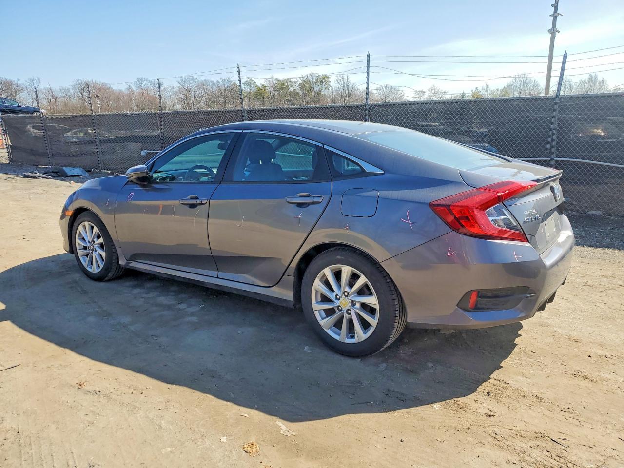 2019 Honda Civic Sport Gray vin: 2HGFC2F82KH510649