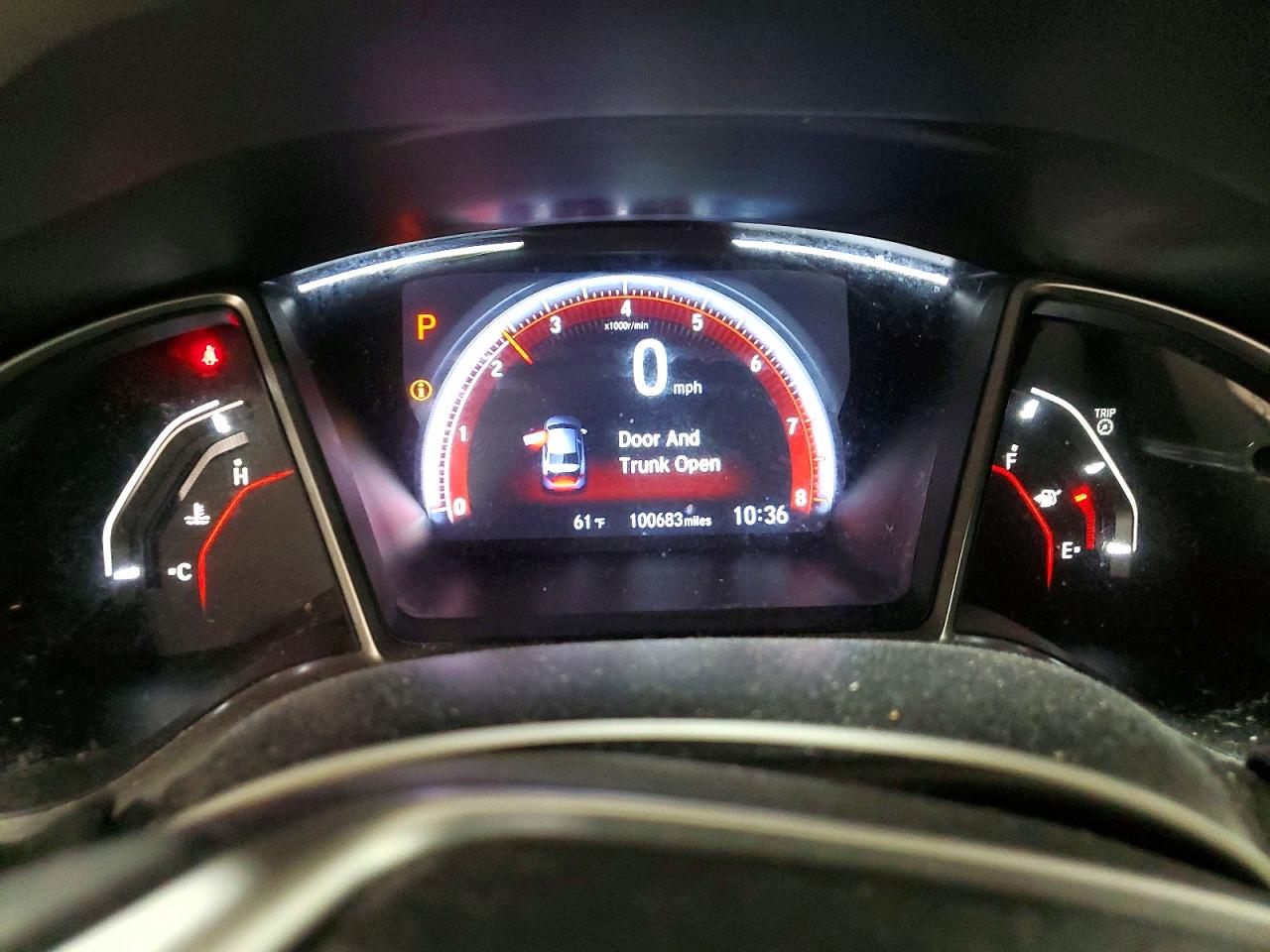 2019 Honda Civic Sport Белый vin: 2HGFC2F82KH536801