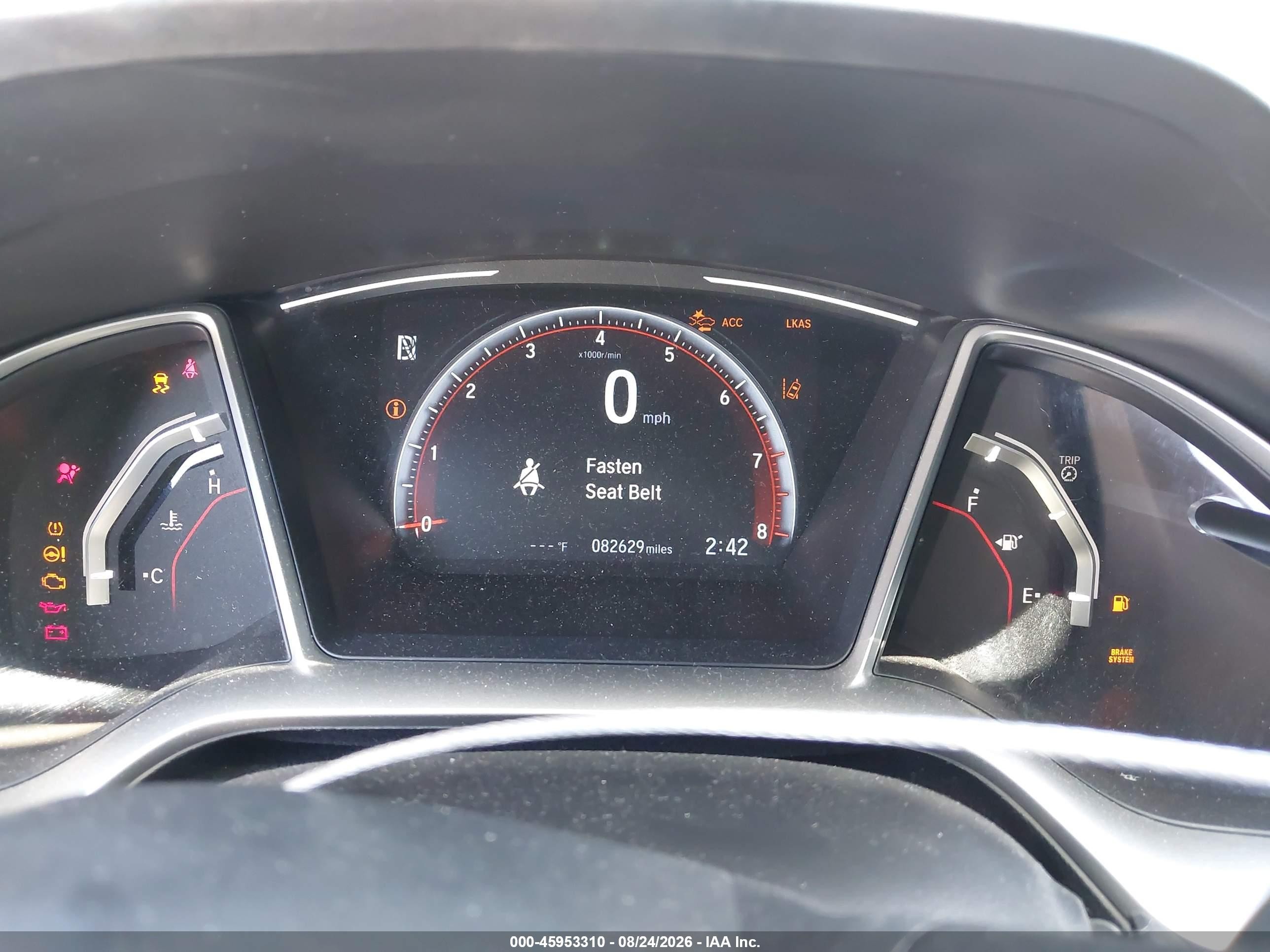 2019 Honda Civic Sport Black vin: 2HGFC2F82KH541125