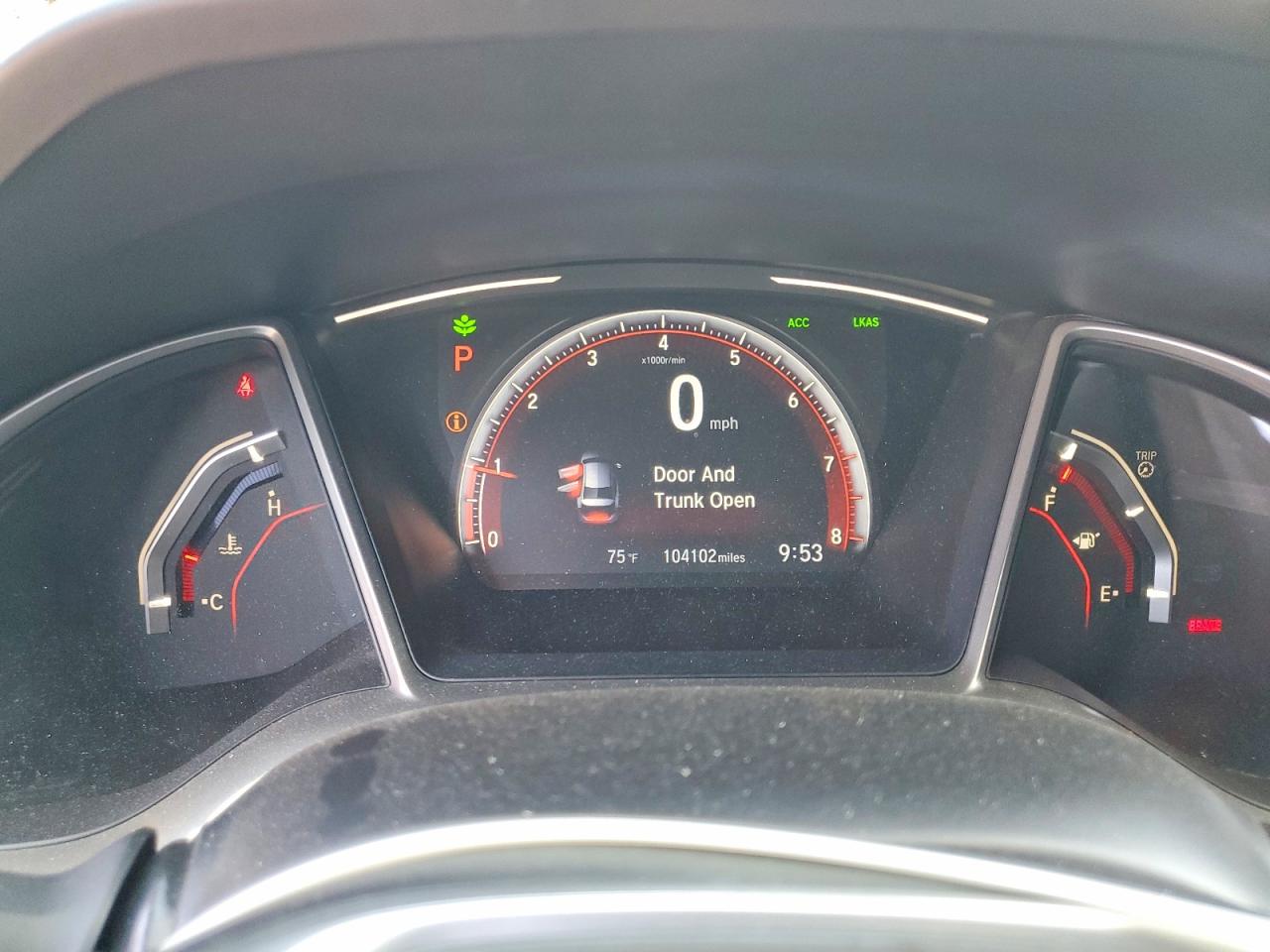 2019 Honda Civic Sport Gray vin: 2HGFC2F82KH563819