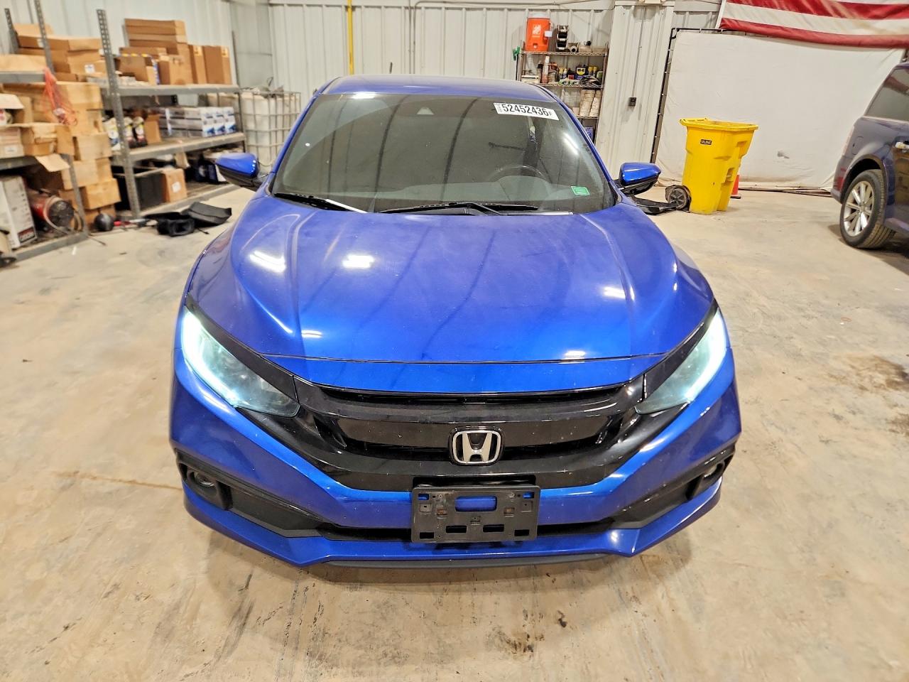 2019 Honda Civic Sport Blue vin: 2HGFC2F82KH597078