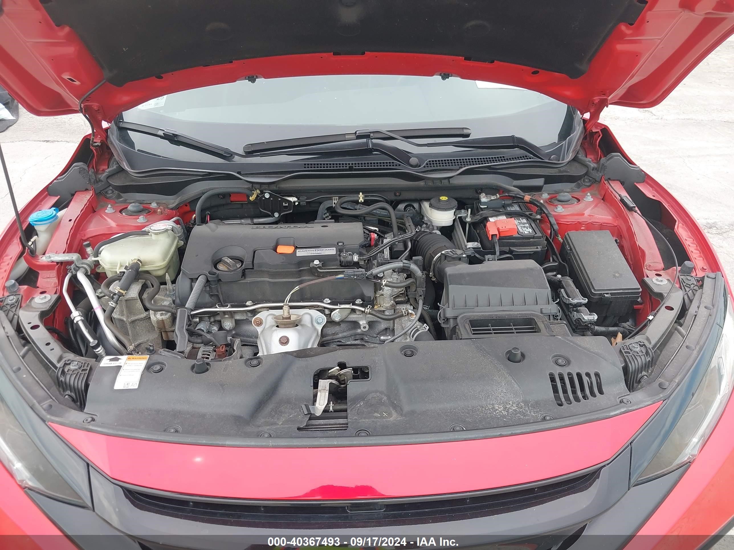 2020 Honda Civic Sport Red vin: 2HGFC2F82LH518204