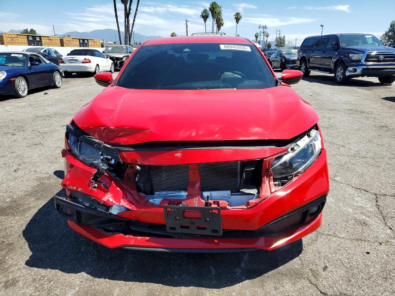 2021 Honda Civic Sport Red vin: 2HGFC2F82MH542097