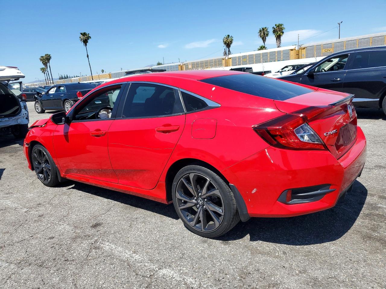 2021 Honda Civic Sport Red vin: 2HGFC2F82MH542097