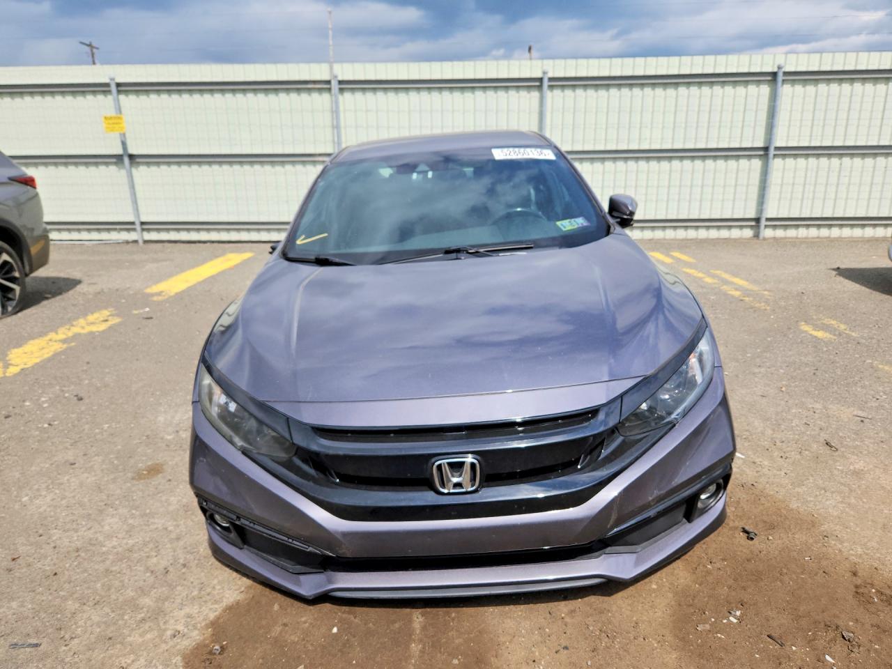 2020 Honda Civic Sport Серый vin: 2HGFC2F83LH525548