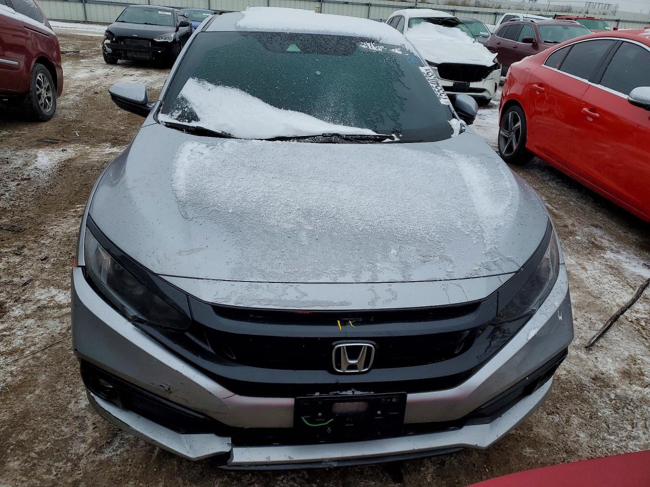 2021 Honda Civic Sport Серебряный vin: 2HGFC2F83MH515412