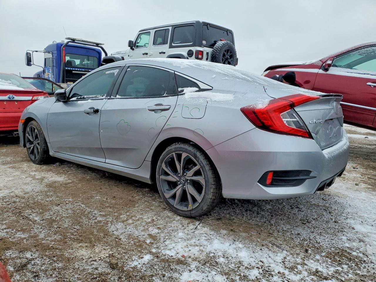 2021 Honda Civic Sport Серебряный vin: 2HGFC2F83MH515412