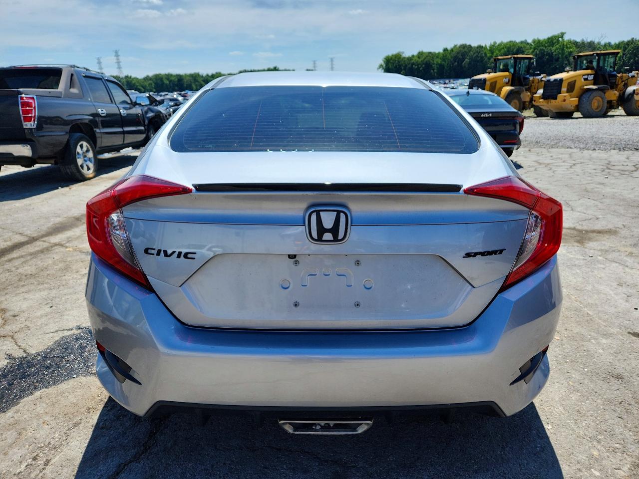 2021 Honda Civic Sport Silver vin: 2HGFC2F83MH532503