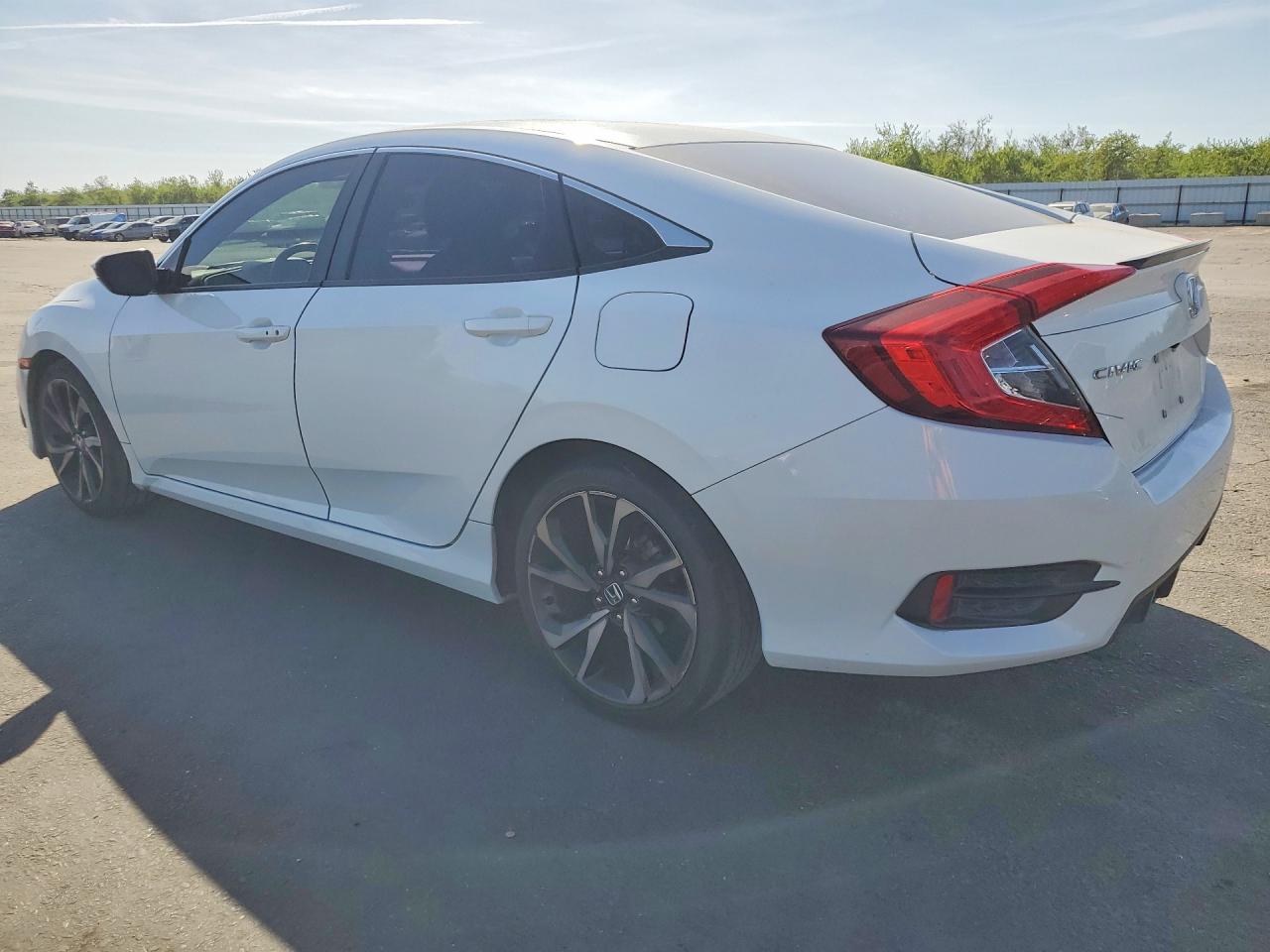 2020 Honda Civic Sport White vin: 2HGFC2F84LH511142