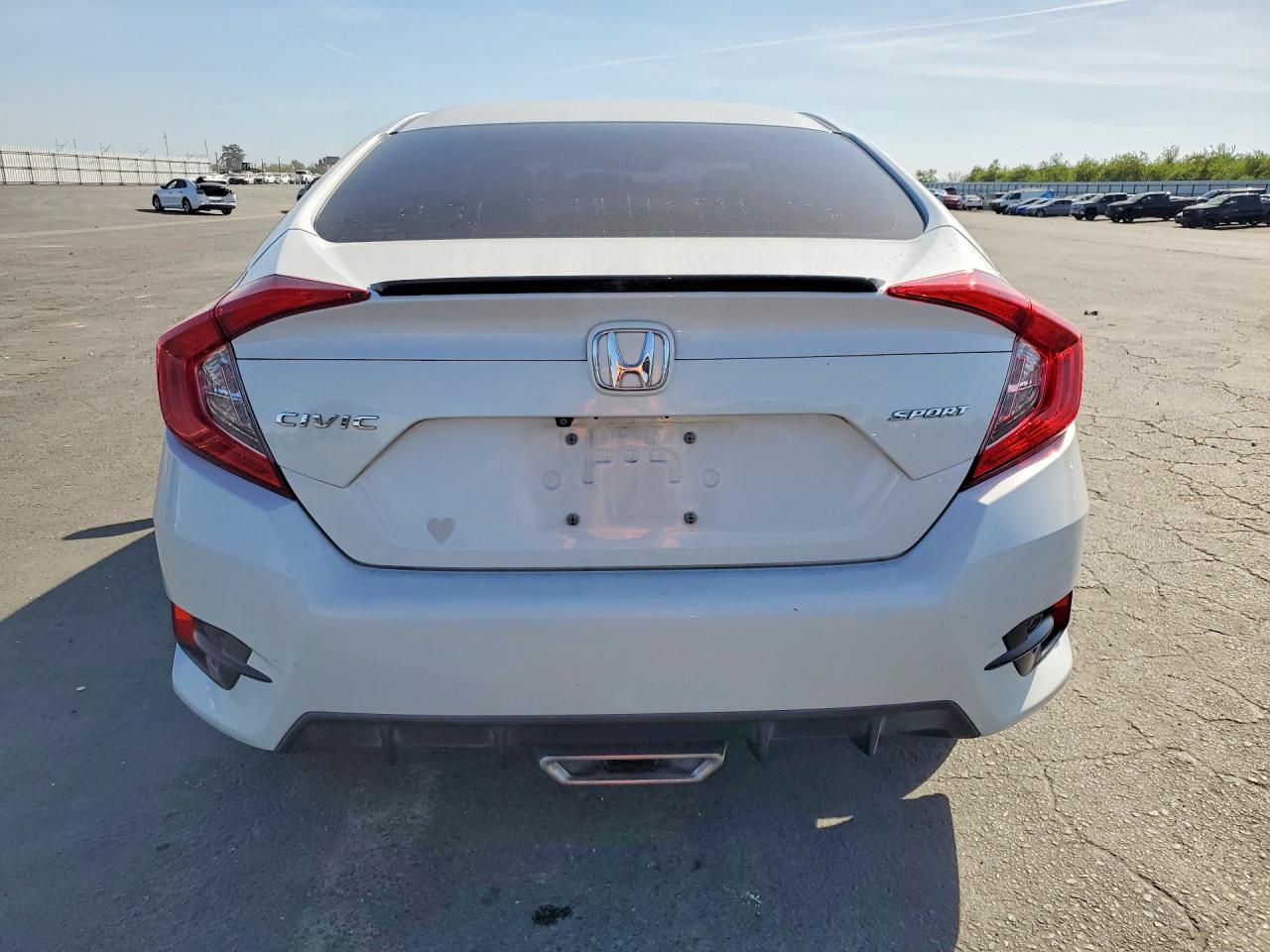2020 Honda Civic Sport White vin: 2HGFC2F84LH511142