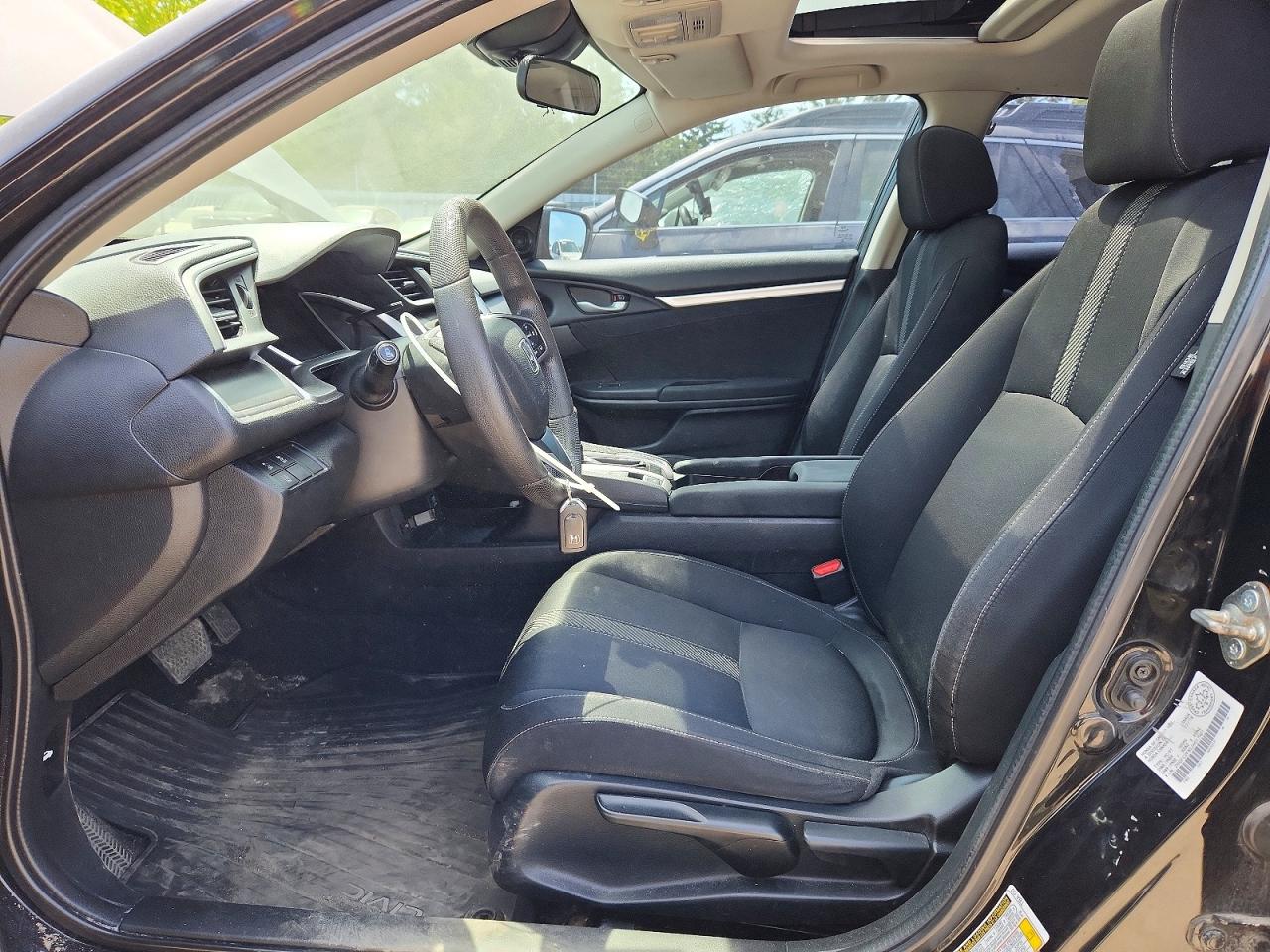 2018 Honda Civic Ex Черный vin: 2HGFC2F85JH017501