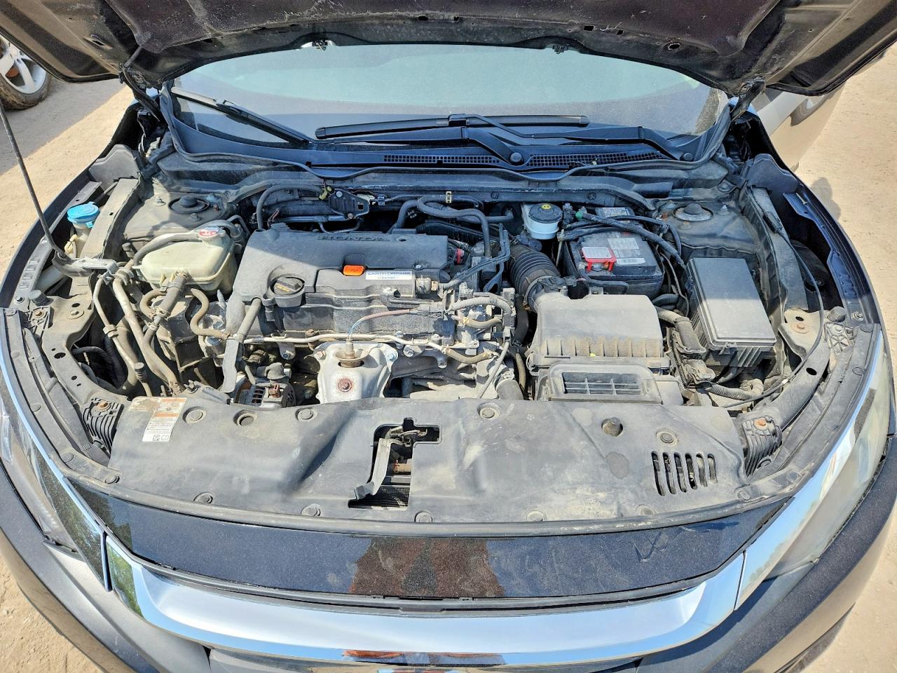 2018 Honda Civic Ex Черный vin: 2HGFC2F85JH017501