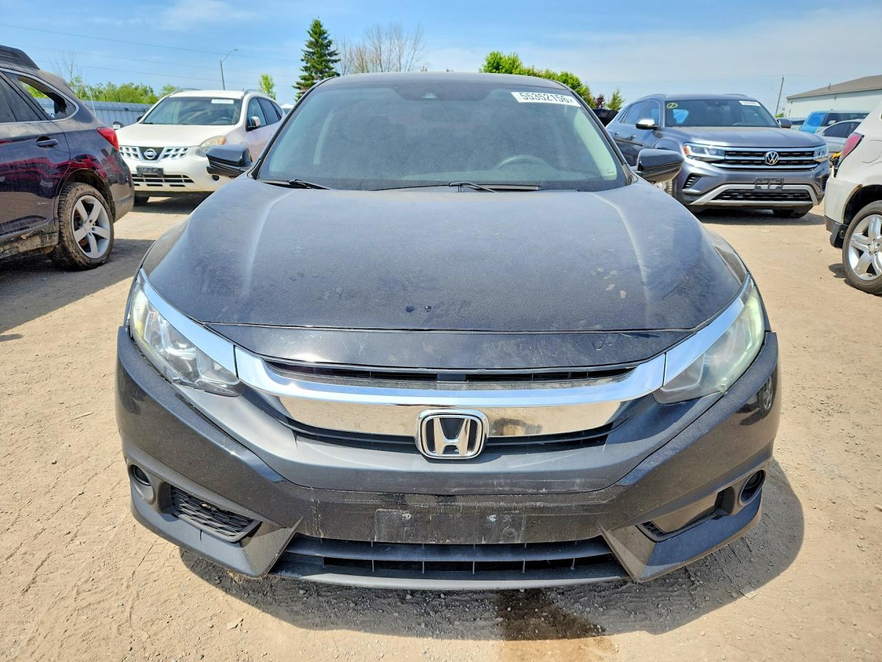 2018 Honda Civic Ex Черный vin: 2HGFC2F85JH017501