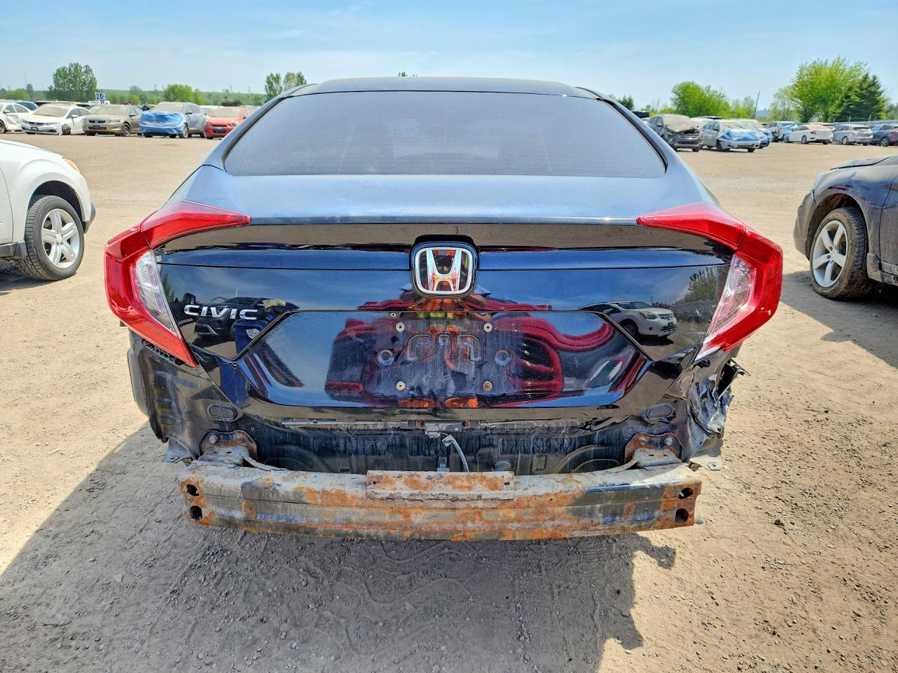 2018 Honda Civic Ex Черный vin: 2HGFC2F85JH017501