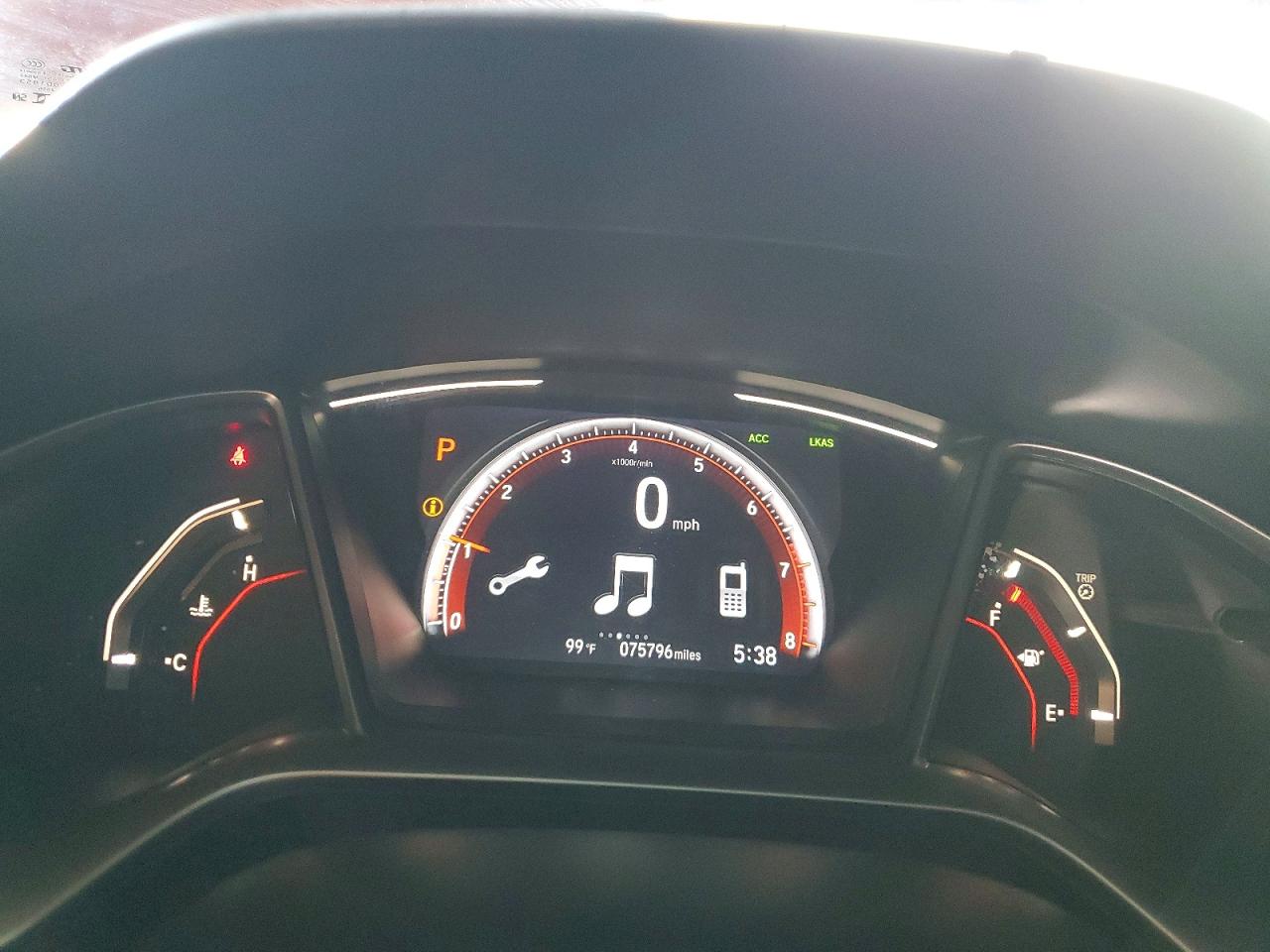 2019 Honda Civic Sport Red vin: 2HGFC2F85KH556508