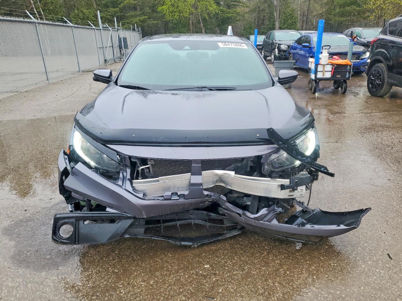 2019 Honda Civic Sport Gray vin: 2HGFC2F86KH016049