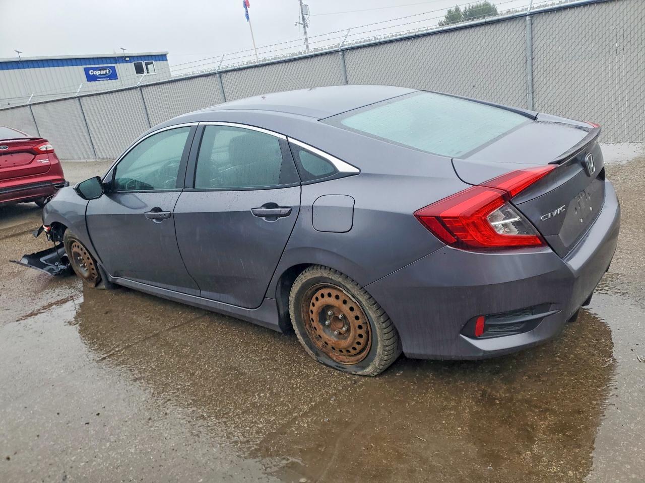 2019 Honda Civic Sport Gray vin: 2HGFC2F86KH016049