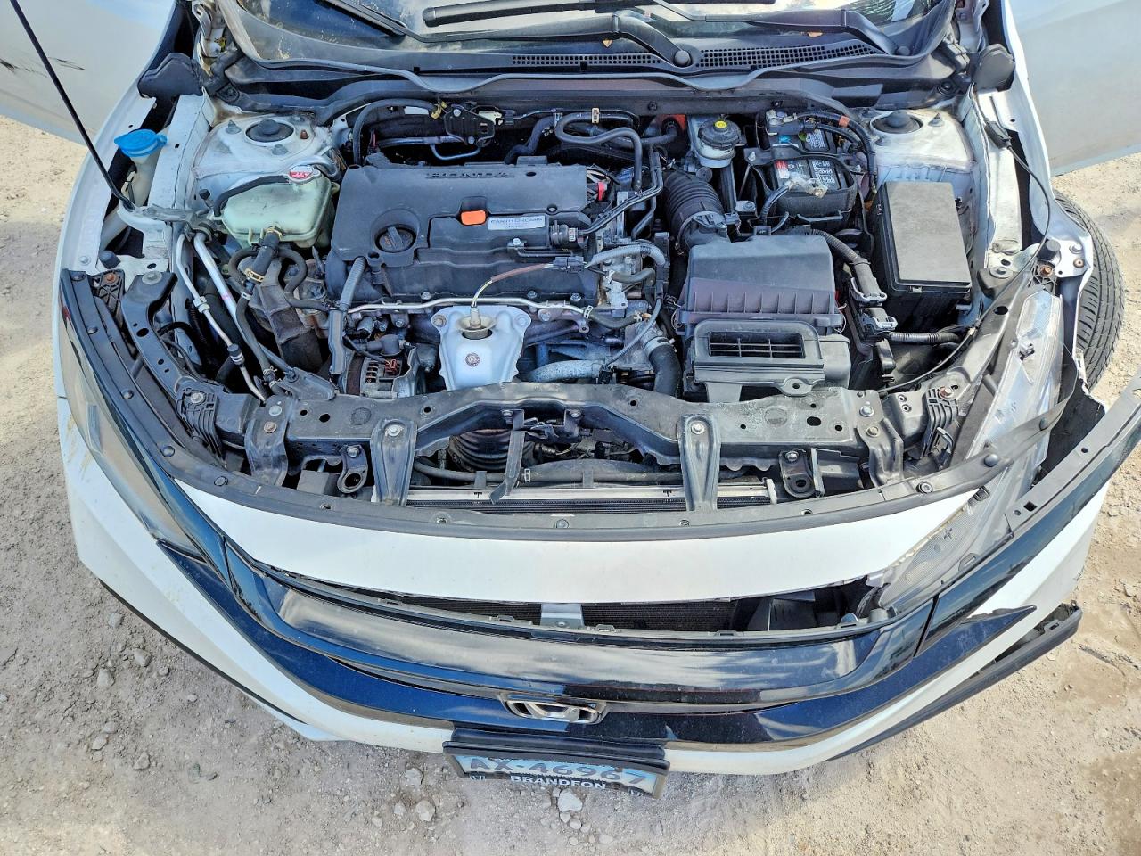 2020 Honda Civic Sport White vin: 2HGFC2F86LH514446